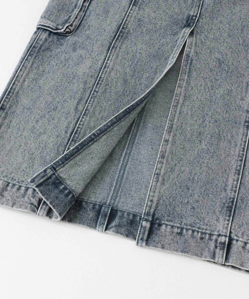 SENSE OF PLACE by URBAN RESEARCH（センスオブプレイスバイアーバンリサーチ）の「カーゴデニムスカート（デニムスカート・レディース・L.INDIGO/D.INDIGO・S/M）」の13枚目の写真