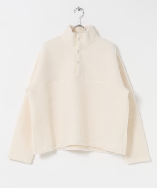 かぐれ（カグレ）の「ウールコットンフリースプルオーバー（その他トップス・レディース・OFF/BLACK・Free）」の14枚目の写真