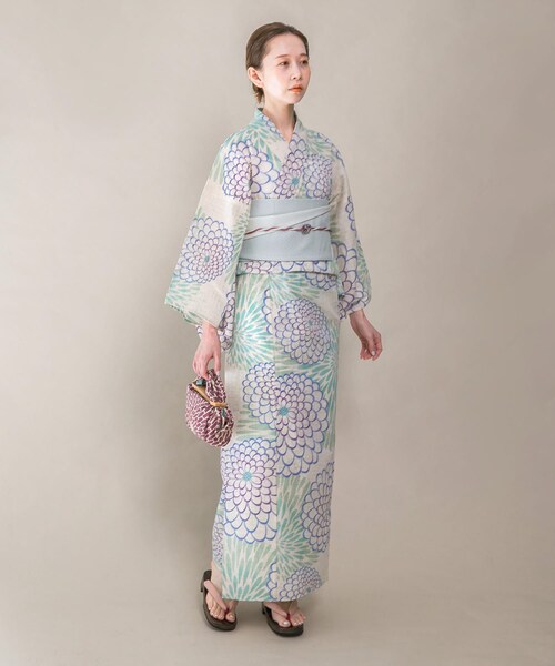 URBAN RESEARCH ROSSO（アーバンリサーチロッソ）の「浴衣 ダリア（着物・メンズ・ブルー・FREE）」の6枚目の写真