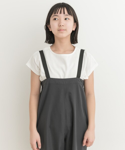 URBAN RESEARCH DOORS(アーバンリサーチドアーズ)の「『親子リンク』add fabrics防汚Tシャツ(KIDS)(その他トップス・キッズ・ORANGE/WHITE・105/120/135/150)」の21枚目の写真