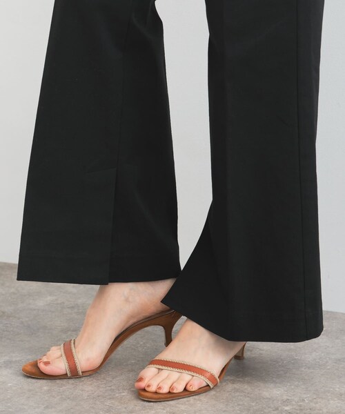 URBAN RESEARCH ROSSO（アーバンリサーチロッソ）の「セミフレアチノパンツ（チノパンツ・レディース・BLACK/IVORY/NAVY BLUE・36/38）」の22枚目の写真