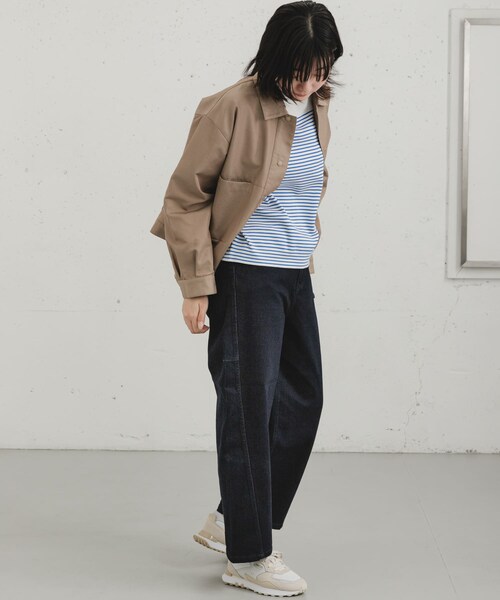 EKAL（エカル）の「『吸水速乾/イージーケア』coolmax カーブラインデニムパンツ（デニムパンツ・レディース・O.W/USED・S/M）」の10枚目の写真