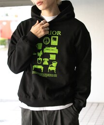 SENSE OF PLACE by URBAN RESEARCH | Furniture Graphic hoodie(パーカー)