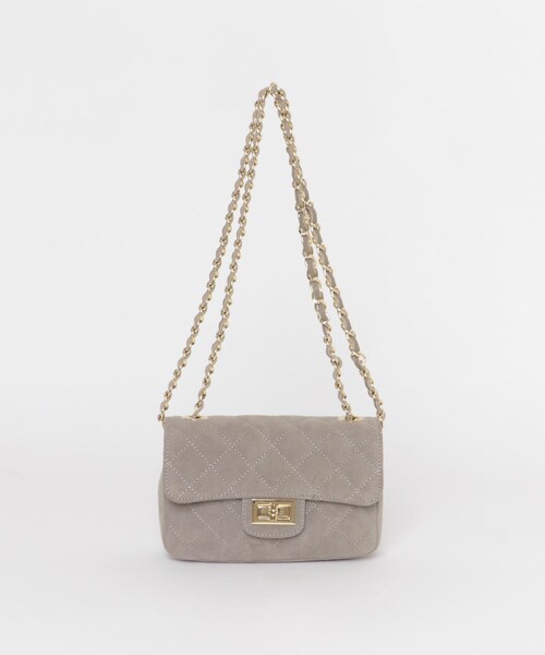 URBAN RESEARCH ROSSO（アーバンリサーチロッソ）の「AULENTTI　スエードキルティングバッグ（ショルダーバッグ・レディース・TAUPE・-）」の7枚目の写真