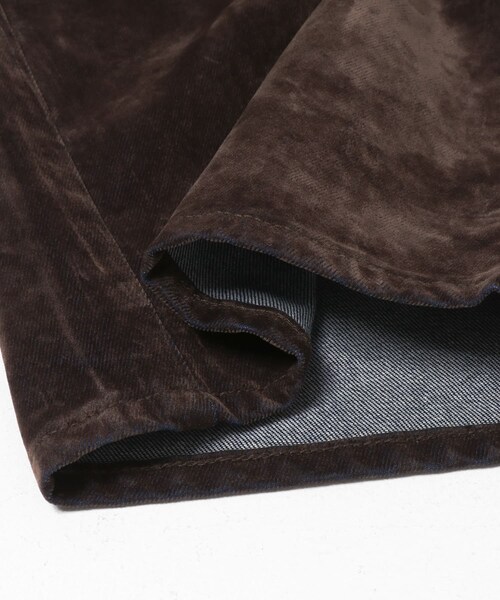 SENSE OF PLACE by URBAN RESEARCH（センスオブプレイスバイアーバンリサーチ）の「フロッキーワイドデニム（デニムパンツ・メンズ・BROWN/OLIVE・M/L）」の15枚目の写真