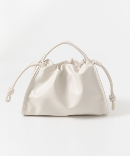 URBAN RESEARCH DOORS（アーバンリサーチドアーズ）の「ドロストトートバッグ（トートバッグ・レディース・OFF WHITE/BLACK・One）」の3枚目の写真