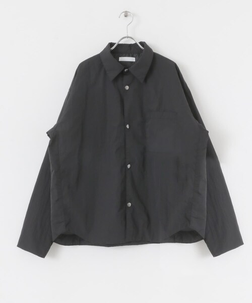 SENSE OF PLACE by URBAN RESEARCH(センスオブプレイスバイアーバンリサーチ)の「パデッドルーズシャツ(シャツ/ブラウス・メンズ・BLACK/L.BROWN/BEIGE/L.BLUE・M/L)」の13枚目の写真