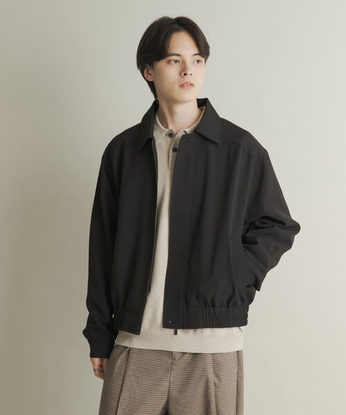 SENSE OF PLACE by URBAN RESEARCH（センスオブプレイスバイアーバンリサーチ）の「メランジバルーンジップブルゾン（ブルゾン・メンズ・BLACK/BEIGE/PURPLE・M/L）」の14枚目の写真