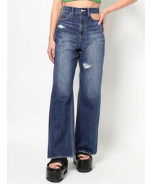 EVRIS | サイドウエストオープンワイドデニムパンツ(デニムパンツ)