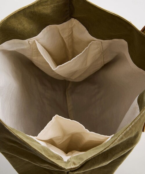 ADAM ET ROPE'（アダムエロペ）の「【NICENESS/ナイスネス】S.APHEX（トートバッグ・メンズ・ベージュ・F）」の6枚目の写真