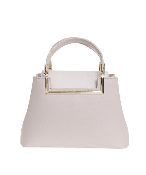 MERCURYDUO（マーキュリーデュオ）の「マルチウェイバイカラーミニBAG（ハンドバッグ・レディース・オフホワイト/アイボリー/ブラック/ベビーピンク・F）」の18枚目の写真