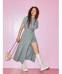 jouetie | ハーフスリーブラップワンピース(ワンピース)