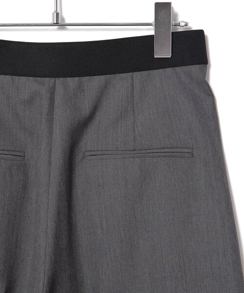 ROPE'（ロペ）の「ウールモヘヤ２タックハーフパンツ/セットアップ対応（その他パンツ・レディース・ブラック系/グレー・36/38）」の11枚目の写真
