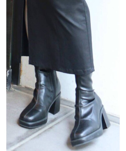 チャンキーストレッチブーツ