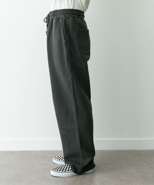 URBAN RESEARCH Sonny Label（アーバンリサーチサニーレーベル）の「スウェットワイドイージーパンツ（スウェットパンツ・メンズ・チャコール/ネイビー・M/L）」の11枚目の写真