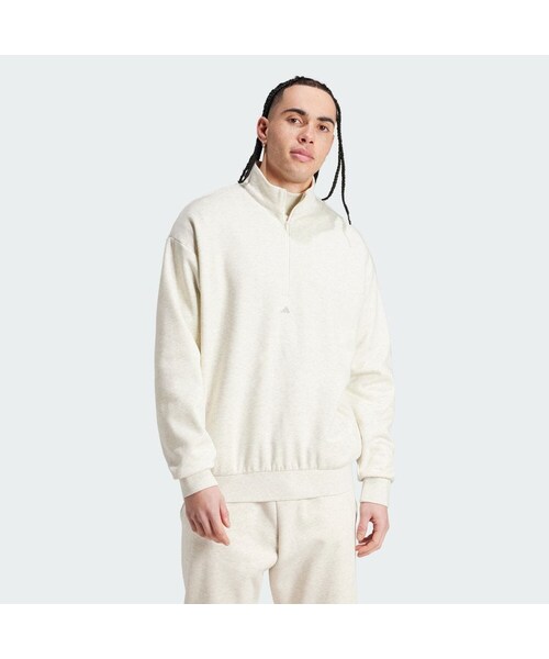 adidas(アディダス)の「アディダス バスケットボール ハーフジップスウェットシャツ(トップス・メンズ・ホワイト/ブラウン/ブルー・XS/S/M/L/XL/2XL/3XL/4XL/5XL/3XS/2XS/XL/XXL/6XL)」の6枚目の写真
