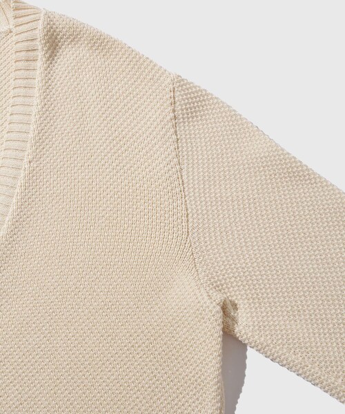 ADAM ET ROPE'(アダムエロペ)の「【ROYAL MER for WILD LIFE TAILOR】EX EVAN(カーディガン/ボレロ・メンズ・キナリ/ネイビー・L/M)」の11枚目の写真