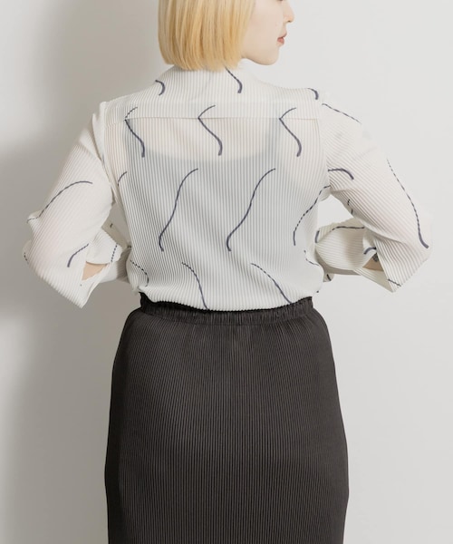 THE GOODLAND MARKET（ザグッドランドマーケット）の「Jens　UNDER PULLOVER 2（Tシャツ/カットソー・レディース・PRINT MONO/MULTI・1）」の8枚目の写真