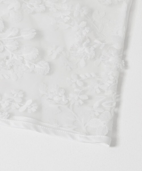 URBAN RESEARCH DOORS(アーバンリサーチドアーズ)の「『別注』LAYAS×DOORS LACE JQD TANKTOP(タンクトップ・レディース・WHITE/BLACK・One)」の8枚目の写真