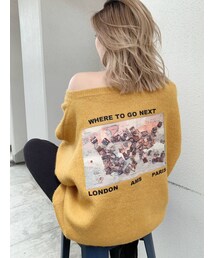 GYDA | カラーグラフィックニット トップス(ニット/セーター)