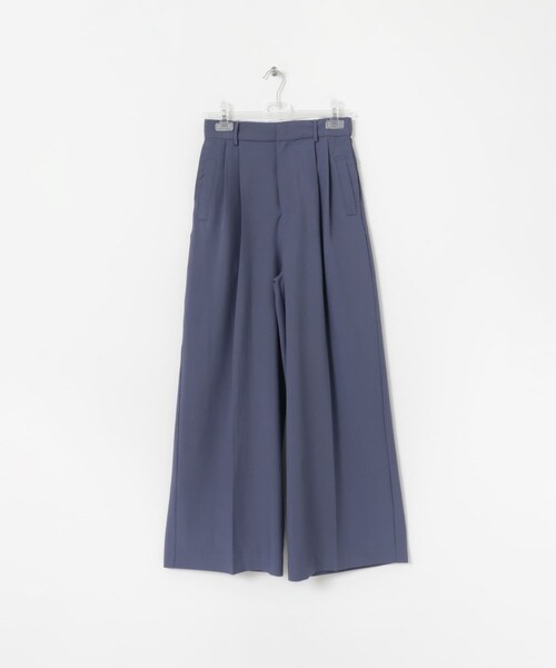 LAATO（ラート）の「straight wide tack pants（その他パンツ・レディース・ミスト/ウォーター・S/M）」の2枚目の写真