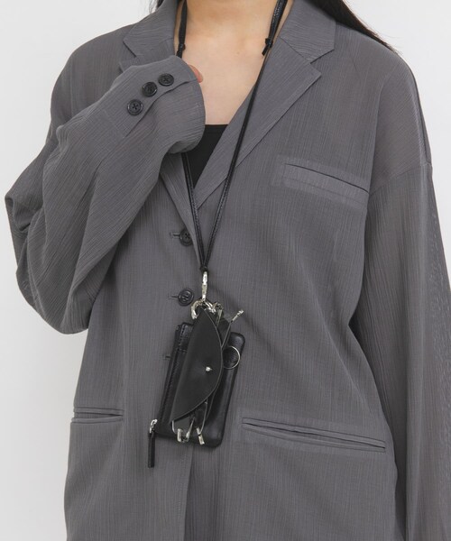 KBF（ケイビーエフ）の「マルチポーチネックショルダー2（その他雑貨・レディース・BLACK/D.BROWN・One）」の9枚目の写真