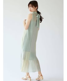 LAGUNAMOON | シアーグラデーションニットワンピース(ワンピース)