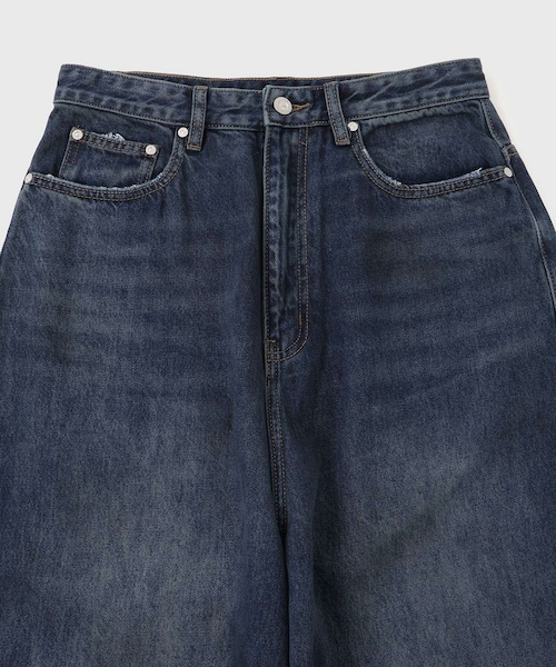 ADAM ET ROPE'(アダムエロペ)の「【CODA/コーダ】DISTRESSED EXTENDED CUT LUFT JEANS(デニムパンツ・メンズ・スミクロ/ブルー系・0/1)」の6枚目の写真