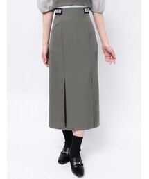 MERCURYDUO | 【MARY QUANTコラボ】サイドロゴナロースカート【セットアップ着用可】(スカート)