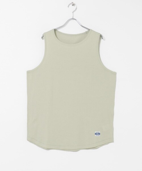 URBAN RESEARCH Sonny Label（アーバンリサーチサニーレーベル）の「ARMY TWILL　LIGHT HONEYCOMB TANK TOP（タンクトップ・メンズ・ICE GRAY/OLIVE/PINK・M/L）」の4枚目の写真