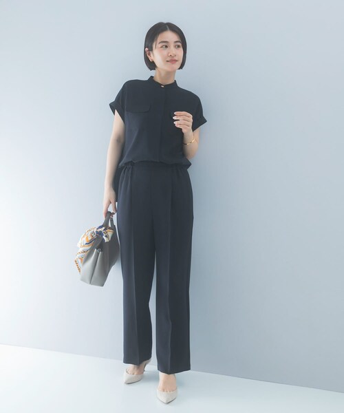 URBAN RESEARCH ROSSO（アーバンリサーチロッソ）の「クールタッチ吸水速乾ポケットフレアブラウス（シャツ/ブラウス・レディース・IVORY/D/NAVY・Free）」の22枚目の写真