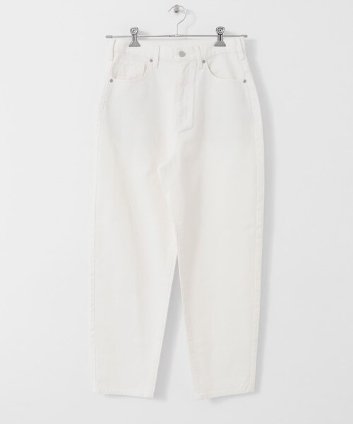 URBAN RESEARCH Sonny Label（アーバンリサーチサニーレーベル）の「『34サイズ/低身長向けも展開』ワイドテーパードデニム（デニムパンツ・レディース・ミッドブルー/ホワイト・34/36/38）」の17枚目の写真