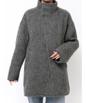 Ungrid（アングリッド）の「アルパカ混ミドル丈スタンドカラーコート