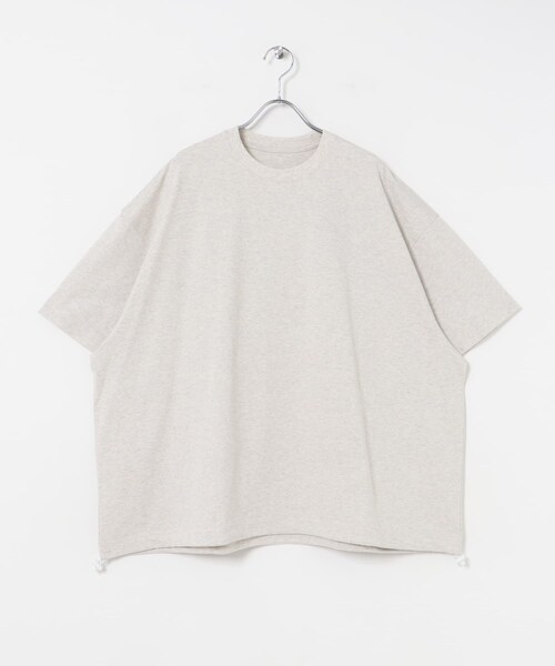 URBAN RESEARCH（アーバンリサーチ）の「dDdDdDd　BIG DRAWSTRING SHORT-SLEEVE T-SHIRTS（Tシャツ/カットソー・メンズ・WHITE/BLACK/NAVY/M.GRAY・S/M/L/XL/XXL）」の18枚目の写真