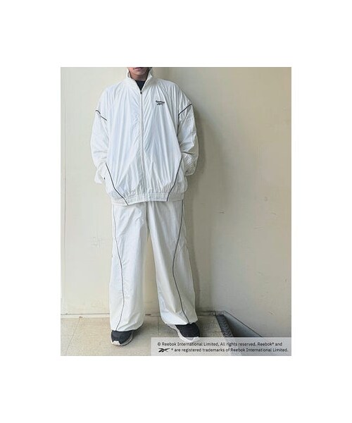 Reebok（リーボック）の「ピーク パフォーマンス ウィンド パンツ / PEAK PERFOMANCE WIND PANTS （アウトドア/スポーツ・メンズ・WHITE/BLACK・M/L/XL）」の4枚目の写真