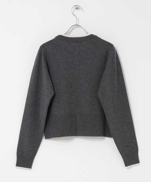 URBAN RESEARCH ROSSO（アーバンリサーチロッソ）の「カシミヤ混バイカラーコンパクトニット（ニット/セーター・レディース・OFF×ORG/GRAY×OFF/RED×OFF/NAVY×SAX・Free）」の22枚目の写真