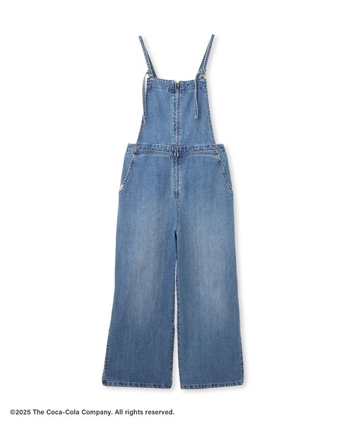 VIS(ビス)の「【Coca-Cola】VIS別注エンブロイダリーサロペット(サロペット/オーバーオール・レディース・ブルー系/ピンク・F)」の15枚目の写真