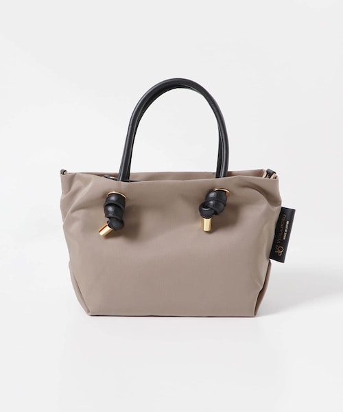 URBAN RESEARCH ROSSO（アーバンリサーチロッソ）の「『一部別注カラー』VIOLA d’ORO　BIANCA　XS（トートバッグ・レディース・BLKBLK/TAUPEBLK/BLKTAUPE/別注BRNNVY・XS）」の4枚目の写真