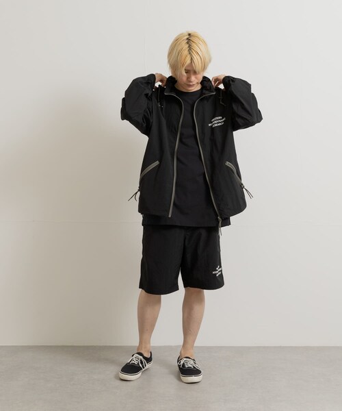 THE GOODLAND MARKET（ザグッドランドマーケット）の「Western Hydrodynamic　nylon shorts（その他パンツ・メンズ・BLACK/NAVY・M/L）」の9枚目の写真