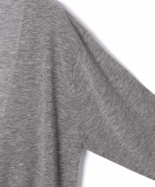 ROPE'（ロペ）の「ウールシアー深Vネックニット（ニット/セーター・レディース・グレー/オフホワイト・F）」の7枚目の写真