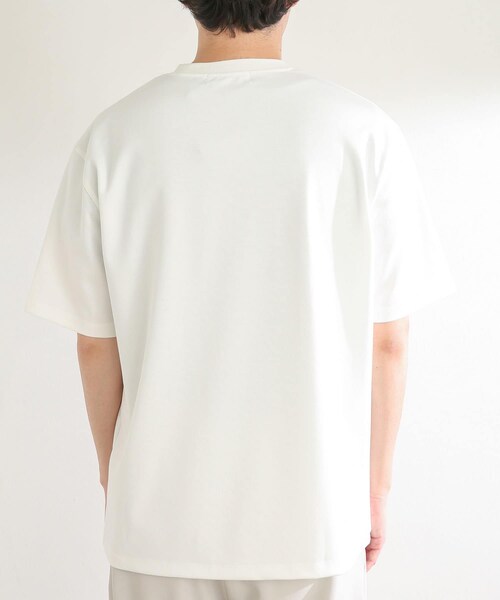 SENSE OF PLACE by URBAN RESEARCH(センスオブプレイスバイアーバンリサーチ)の「シシュウポンチTシャツ(5分袖)(Tシャツ/カットソー・メンズ・GREIGE/WHITE/BLACK/GREEN/L.PURPLE/MINT・M/L)」の20枚目の写真