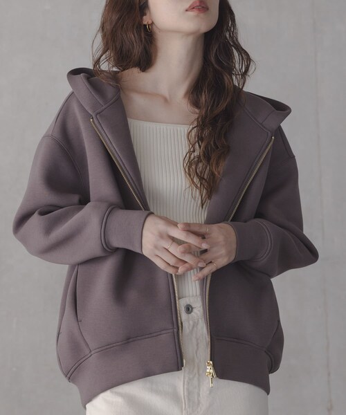 URBAN RESEARCH Sonny Label（アーバンリサーチサニーレーベル）の「ダンボールZIPコクーンフーディー（パーカー・レディース・L.グレー/チャコール/ネイビー・Free）」の20枚目の写真