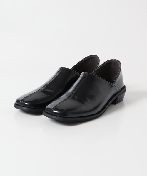 KBF（ケイビーエフ）の「センターステッチスクエアトゥスライドシューズ（その他シューズ・レディース・BLACK/CHARCOAL・36/37/38）」の10枚目の写真