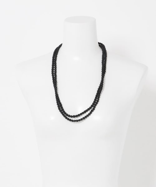 かぐれ（カグレ）の「CITRUS　GUDLI NECKLACE（ネックレス・レディース・Black/Ecru/L Grey・0）」の15枚目の写真