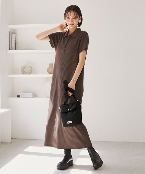 VIS(ビス)の「WEB限定追加【OUTDOOR PRODUCTS】VIS別注ドロストミニショルダーバッグ(ショルダーバッグ・レディース・ブラック/キナリ/ピンク系/ブラック系/オフホワイト/シルバー・F)」の9枚目の写真