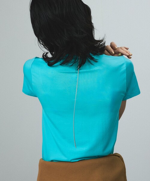 ADAM ET ROPE'（アダムエロペ）の「【Baserange（ベースレンジ）】TEE SHIRT（Tシャツ/カットソー・レディース・ブルー系・S）」の9枚目の写真