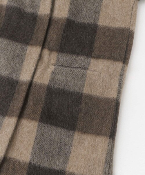 かぐれ（カグレ）の「Honnete　Shawl Collar Coat（テーラードジャケット・レディース・BrownCheck・one）」の17枚目の写真