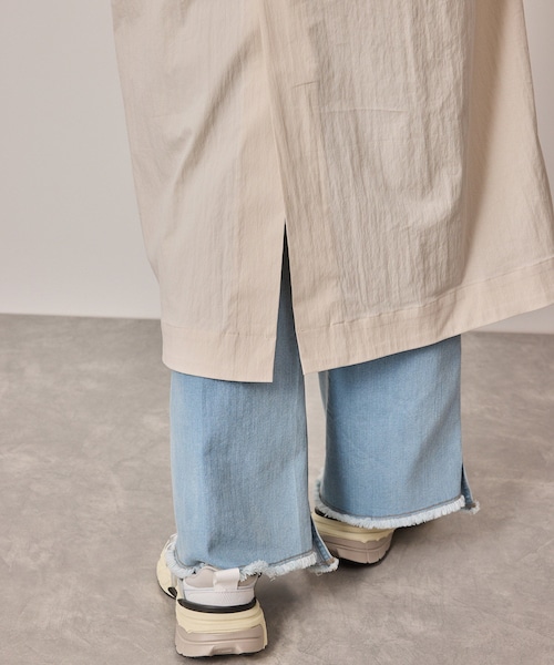 NERGY（ナージー）の「【撥水】ステンカラーロングコート（ステンカラーコート・レディース・ベージュ・F）」の19枚目の写真