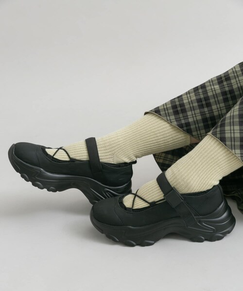 KBF（ケイビーエフ）の「バレエスニーカー（スニーカー・レディース・BLACK/BEIGE・36/37/38）」の20枚目の写真