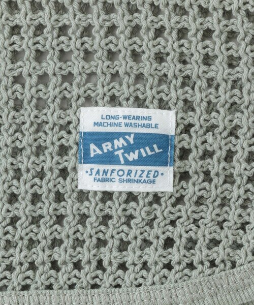 URBAN RESEARCH Sonny Label（アーバンリサーチサニーレーベル）の「ARMY TWILL　Cotton Mesh Hoodie（パーカー・メンズ・ECRU/L.KHAKI・M/L）」の21枚目の写真